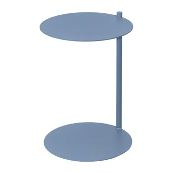 Masuta auxiliara rotunda din otel 41x40 cm Ande - noo.ma imagine