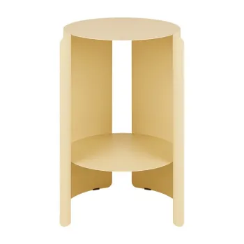 Masuta auxiliara rotunda din otel o 32 cm Wa - noo.ma imagine