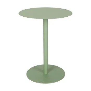 Masuta auxiliara rotunda din otel o 35 cm Snow - Zuiver imagine