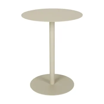 Masuta auxiliara rotunda din otel o 35 cm Snow - Zuiver imagine