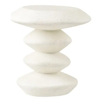 Masuta auxiliara rotunda din piatra o 36 cm Blackburn - House Nordic imagine