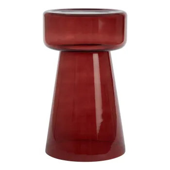 Masuta auxiliara rotunda din sticla o 30 cm Dakwa - Light & Living imagine