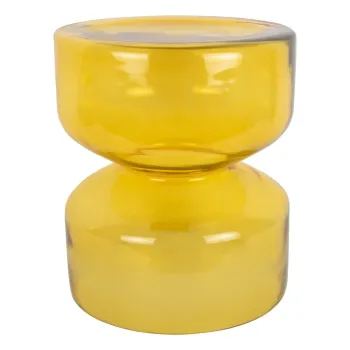 Masuta auxiliara rotunda din sticla o 35 cm Doble - Leitmotiv imagine