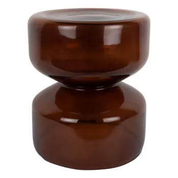 Masuta auxiliara rotunda din sticla o 35 cm Doble - Leitmotiv imagine