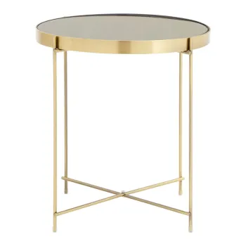 Masuta auxiliara rotunda din sticla o 43 cm Allure - Premier Housewares imagine