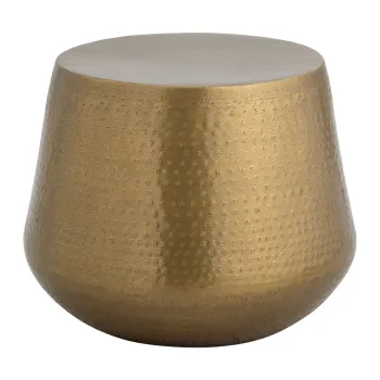 Masuta de cafea aurie rotunda din metal o 50 cm Avola - Bloomingville imagine