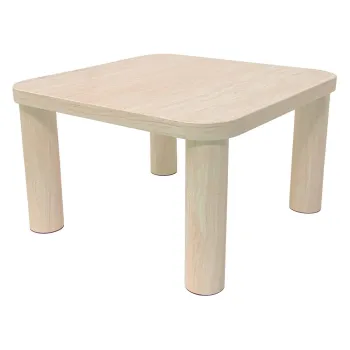 Masuta de cafea bej cu aspect de marmura 60x60 cm Solano - Actona imagine