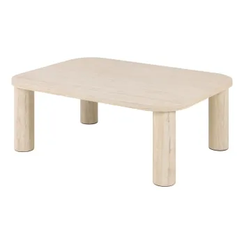 Masuta de cafea bej cu aspect de marmura 75x100 cm Solano - Actona imagine