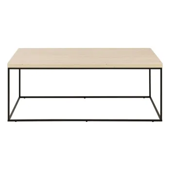 Masuta de cafea bej cu blat cu aspect de marmura 55x110 cm Barossa - Actona imagine