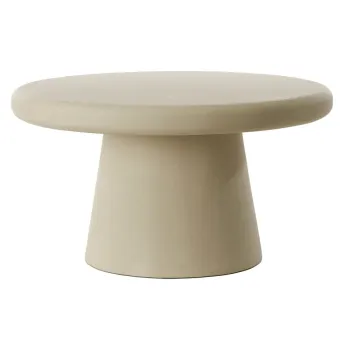 Masuta de cafea bej rotunda o 70 cm Kulona - Light & Living imagine