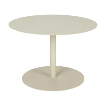 Masuta de cafea crem rotunda din otel o 60 cm Snow - Zuiver imagine