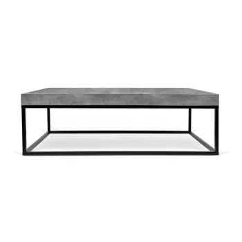Masuta de cafea cu aspect de beton TemaHome Petra Low imagine