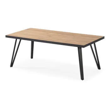 Masuta de cafea cu blat cu aspect de lemn de stejar 60x120 cm Sindi - Marckeric imagine