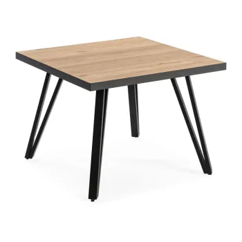 Masuta de cafea cu blat cu aspect de lemn de stejar 60x60 cm Sindi - Marckeric imagine