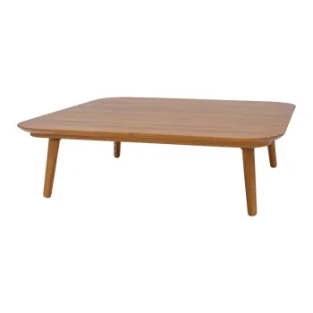 Masuta de cafea din lemn de frasin Ragaba Contrast Tetra, natural, 110 x 110cm imagine