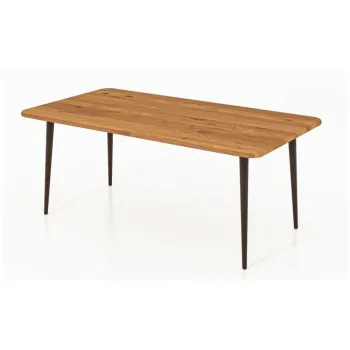 Masuta de cafea din lemn de stejar 90x90 cm Kula - The Beds imagine