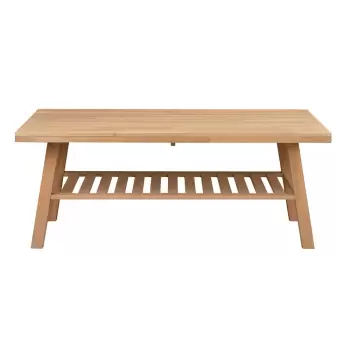 Masuta de cafea din lemn de stejar Rowico Brooklyn, 130 x 75 cm imagine