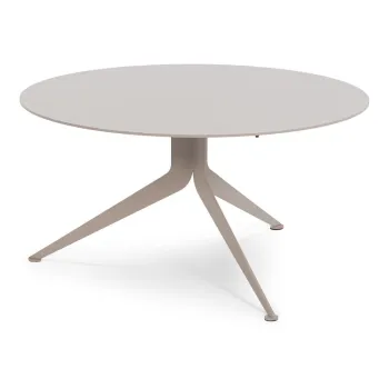Masuta de cafea gri-bej rotunda din metal o 76 cm Daley - Spinder Design imagine
