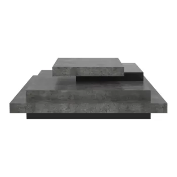 Masuta de cafea gri cu aspect de beton 110x110 cm Slate - TemaHome imagine