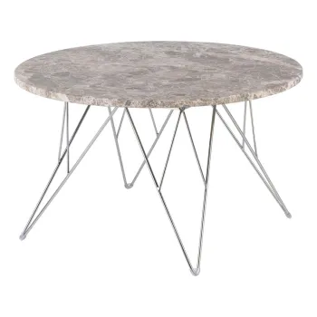 Masuta de cafea gri rotunda din marmura o 80 cm Prunus - Actona imagine