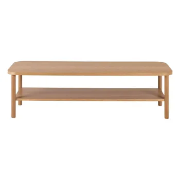 Masuta de cafea in culoare naturala cu aspect de lemn de stejar 50x150 cm Banbury - Actona imagine