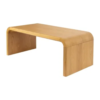 Masuta de cafea in culoare naturala cu aspect de lemn de stejar 60x120 cm Brave - Zuiver imagine