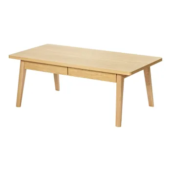 Masuta de cafea in culoare naturala cu aspect de lemn de stejar 60x120 cm Nice - Woodman imagine