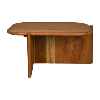 Masuta de cafea in culoare naturala din lemn de acacia 50x75 cm Feller - Dutchbone imagine