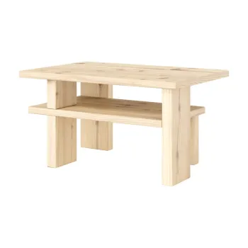 Masuta de cafea in culoare naturala din lemn de pin 45x68 cm Japan - Karup Design imagine