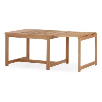 Masuta de cafea in culoare naturala din lemn de stejar 60x70 cm Unai - MOME imagine