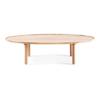 Masuta de cafea in culoare naturala din lemn de stejar 65x120 cm Mu - Gazzda imagine