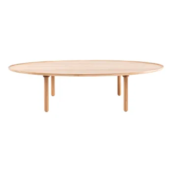 Masuta de cafea in culoare naturala din lemn de stejar 80x150 cm Mu - Gazzda imagine