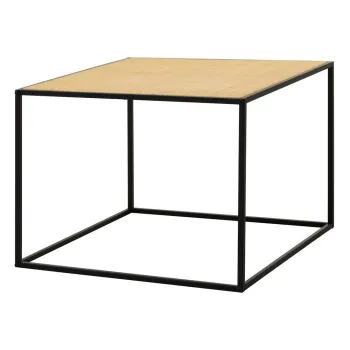 Masuta de cafea in culoare naturala din ratan 60x60 cm Depok - Premier Housewares imagine