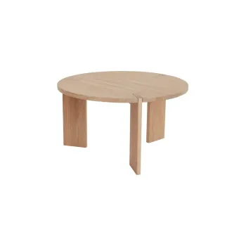 Masuta de cafea in culoare naturala rotunda din lemn de stejar o 65 cm Oy - OYOY Living Design imagine