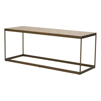 Masuta de cafea maro/in culoare naturala cu blat cu aspect de lemn de stejar 40x120 cm Grenoble - Premier Housewares imagine