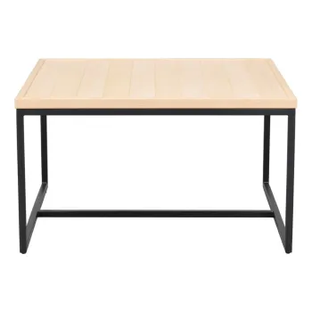 Masuta de cafea natural cu blat din lemn de stejar o 70 cm Deerfield - Rowico imagine