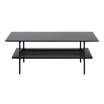 Masuta de cafea neagra 55x110 cm Pensacola - Unique Furniture imagine