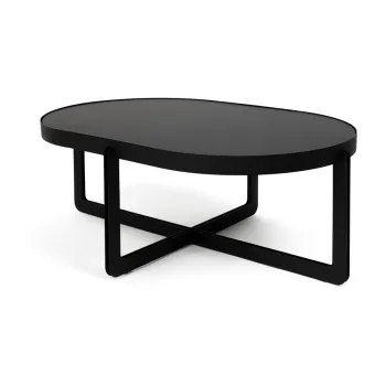 Masuta de cafea neagra 68x102 cm Centre - Zuiver imagine