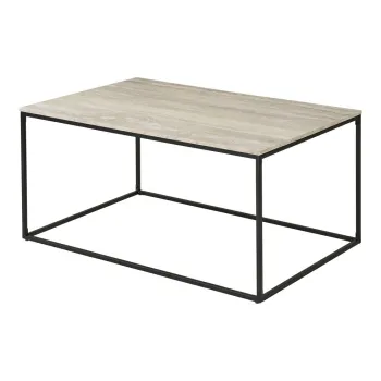 Masuta de cafea neagra/bej cu aspect de piatra 60x90 cm Vita - House Nordic imagine