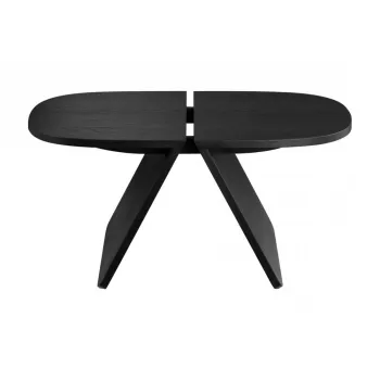 Masuta de cafea neagra din lemn de stejar 43x80 cm Avio - Blomus imagine