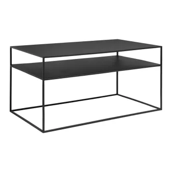 Masuta de cafea neagra din metal 50x90 cm Fera - Blomus imagine