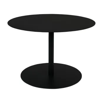 Masuta de cafea neagra rotunda din metal o 60 cm Snow - Zuiver imagine