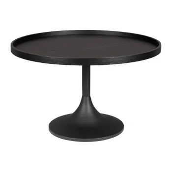 Masuta de cafea neagra rotunda o 69 cm Jason - Zuiver imagine