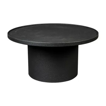 Masuta de cafea neagra rotunda o 70 cm Winston - Dutchbone imagine