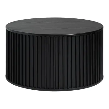 Masuta de cafea neagra rotunda o 85 cm Siena - Unique Furniture imagine