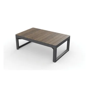 Masuta de cafea pentru exterior cu aspect de lemn de nuc 71,5x116 cm Lyon - Keter imagine