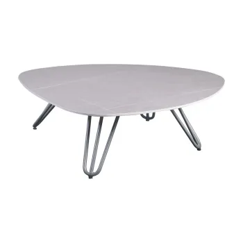 Masuta de cafea pentru gradina cu blat din piatra 88x110 cm Emilia - Garden Pleasure imagine