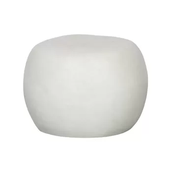 Masuta de cafea pentru gradina din fibra de lut vtwonen Pebble, o 50 cm, alb imagine