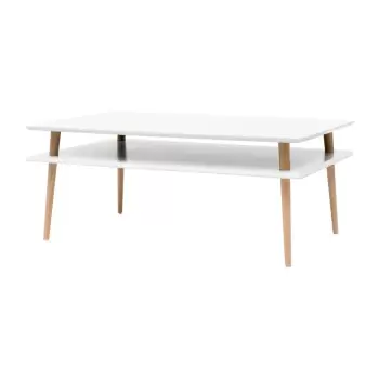 Masuta de cafea Ragaba KORO, alb imagine