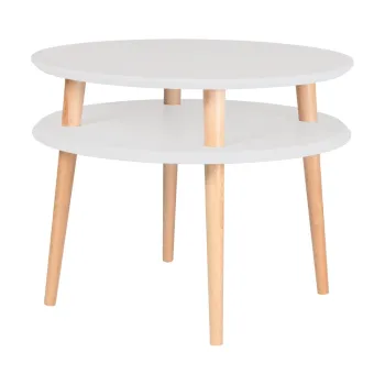 Masuta de cafea Ragaba UFO O 57 cm, gri deschis imagine